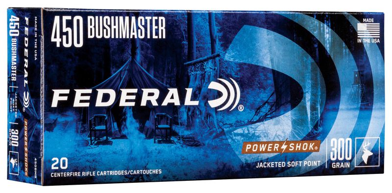 Power-Shok Rifle, 450 Bushmaster, 300 Grain, Soft Point, 1900 fps